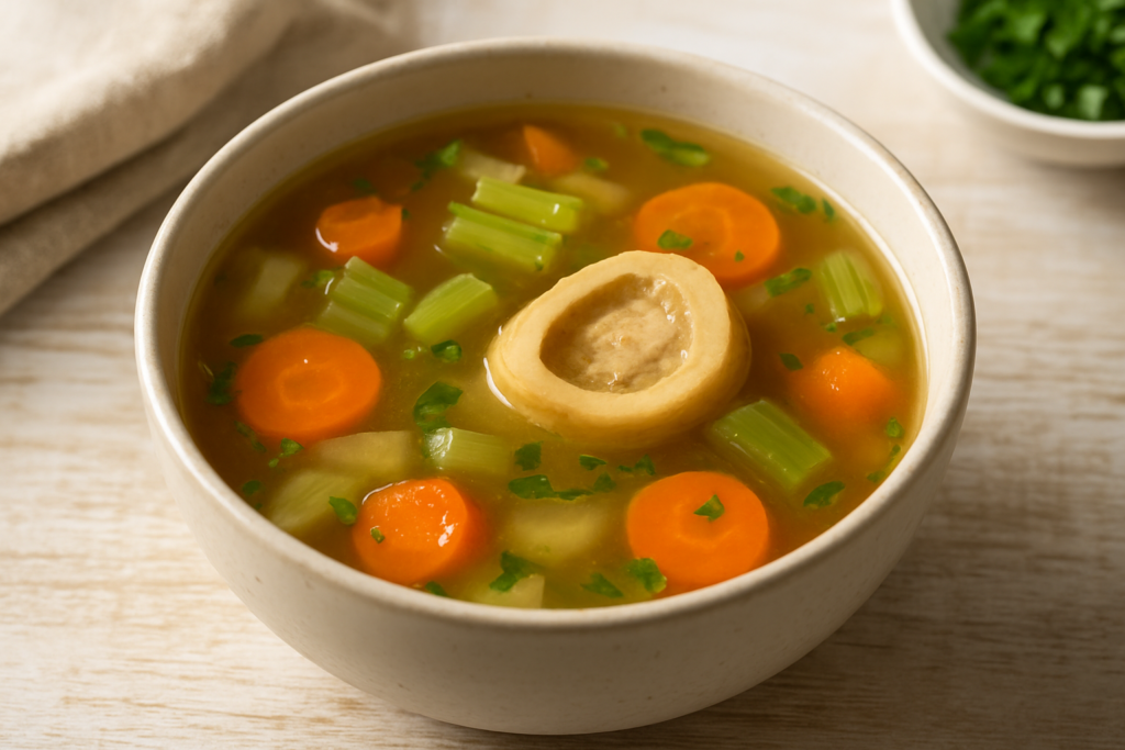 bone broth, collagen-rich food